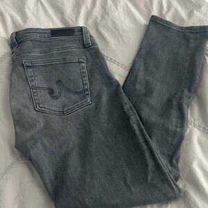 AG Adriano Goldschmied Dark Gray Skinny Jeans